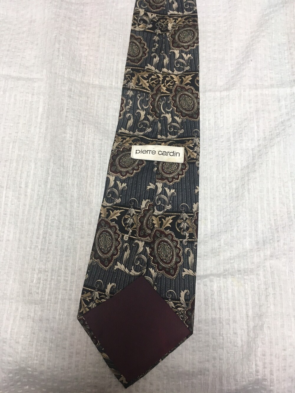 Pierre Cardin men's tie paisley multicolor